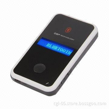 Bluetooth Solar Handsfree Car Kit with 600mAh Li-ion Battery and 0 to 10m Bluetooth Range